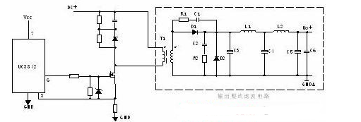 图1 开关电源正激式整流电路