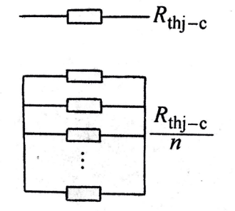 图2 多个器件并联的热阻