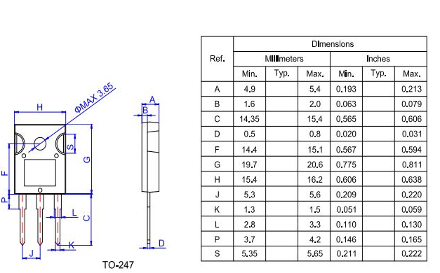 HU75120H尺寸与结构