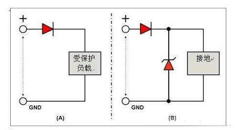 图1 基本极性保护电路