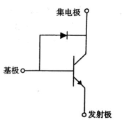 图2 有肖特基二极管箝位的n-p-n双极型晶体管