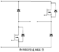 使用MOSFET的正激变换器和直流电机驱动的不对称全桥图