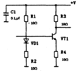 图3 二极管温度补偿电路