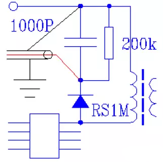 1 号电源的振铃吸收电路和示波器接入方法