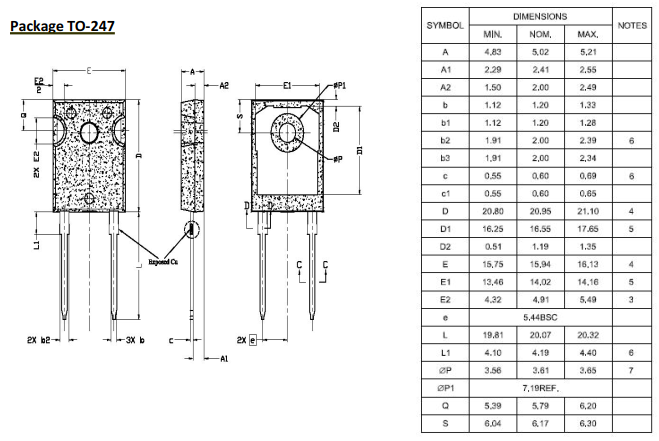 碳化硅二极管HSS5065H封装形式