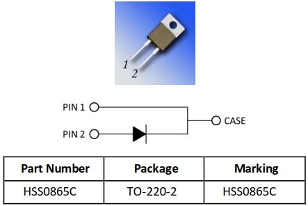 TO220封装碳化硅二极管