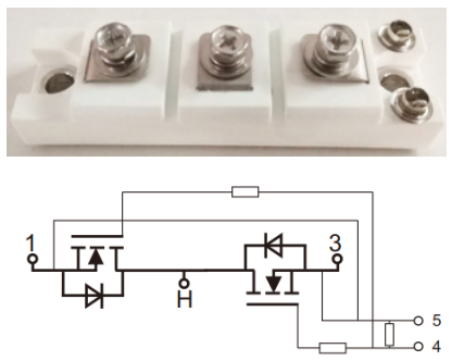 大电流1360A/100V MOSFET模块电路图