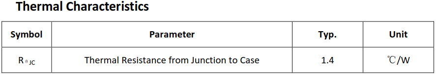 8A/650V碳化硅肖特基二极管热特性